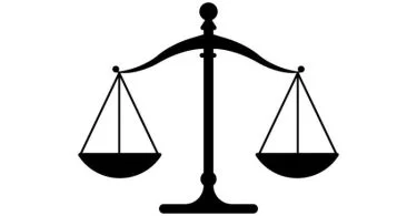 Justice is the fair and consistent application of laws and principles to ensure everyone is treated the same way.